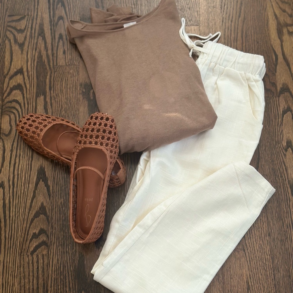 Hot & Delicious Ivory Drawstring Pants - Picture 4 of 15